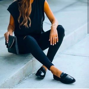 Vici Chelsea Two-Tone Black Loafer